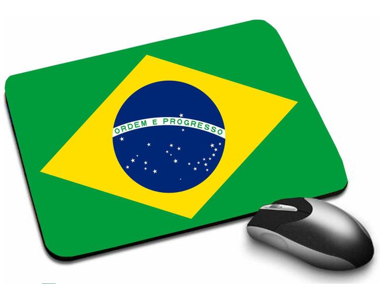 Imagem de Mousepad Bandeira do Brasil 17 x 22 cm 