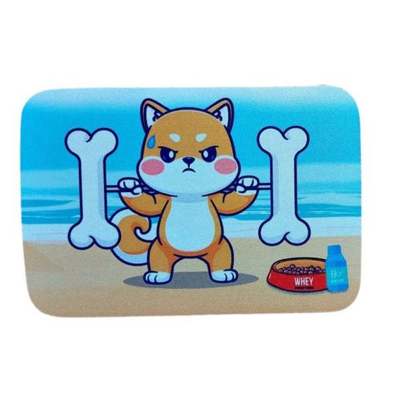 Imagem de Mousepad Cachorro Praia Antiderrapante em Tecido