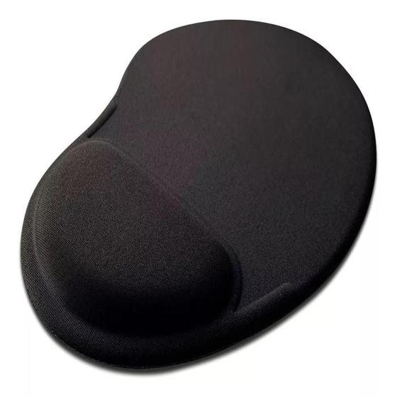Mousepad com apoio de pulso ergonomico neoprene escritorio home office mouse pad gel Menor preço em Mousepad com apoio de pulso ergonomico neoprene escritorio home office mouse pad gel