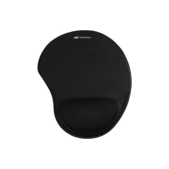 Imagem de Mousepad Com Apoio Ergonomico C3tech Preto