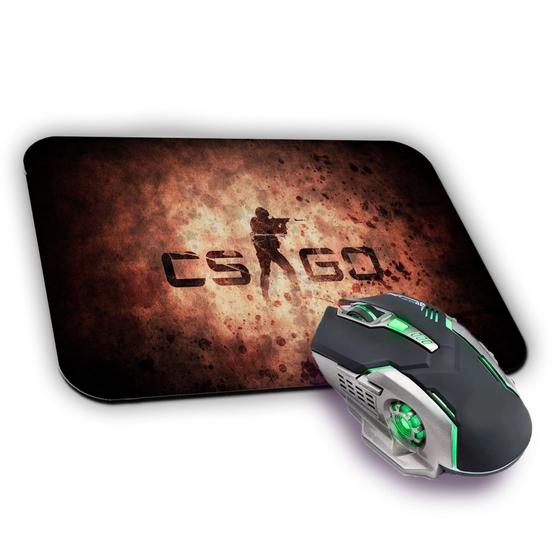 Imagem de Mousepad Cs-Go Counter Strike Video Game PC Jogo 22x18cm