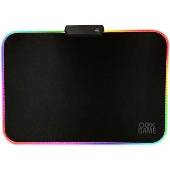 Imagem de Mousepad Gamer Big Glow OEX Game, LED, Speed, 80x40cm - MP311