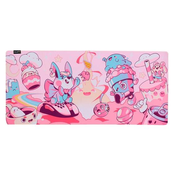 Mousepad Gamer Fallen Candy, Speed+, Estendido (900x400mm) - 1145 Menor preço em Mousepad Gamer Fallen Candy, Speed+, Estendido (900x400mm) - 1145