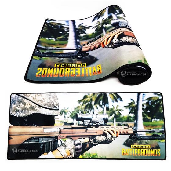 Mousepad Gamer Para Jogos Grande Tipo Tapete 69cm X 30cm Personalizado