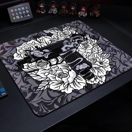 Imagem de Mousepad Gamer Portátil com Design de Tigre - Anime - Protetor de Mesa para Teclado