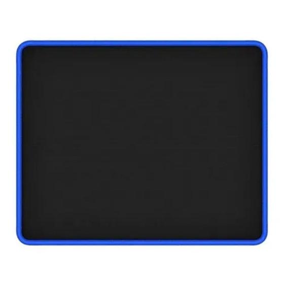 Imagem de Mousepad Gamer Premium MBtech Mouse 27x22 Cm Speed Super Reforçado Para Jogos Fps Edição Borda Azul