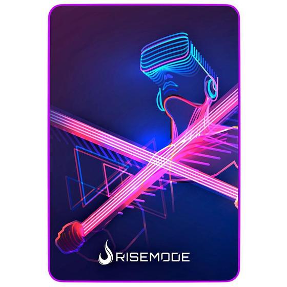 Mousepad Gamer Rise Mode Neon, Medio 210x290mm, Borda Costurada - RG-MP-04-NEO Menor preço em Mousepad Gamer Rise Mode Neon, Medio 210x290mm, Borda Costurada - RG-MP-04-NEO