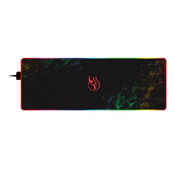 Imagem de Mousepad grande kross rgb 80x30cm borracha natural + tecido