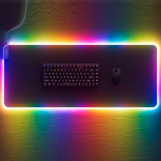 Imagem de MOUSEPAD HYTE CNVS RGB BLK c/ BORDAS QRGB 50-PIXEL USB TIPO-C - MAT-HYTE-CNVS-B