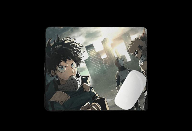 Imagem de Mousepad Midoriya,Todoroki e  Bakugo Boku no Hero