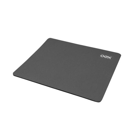 Imagem de Mousepad Oex Borracha Eva Revestido de Tecido Mp-100 Cinza 