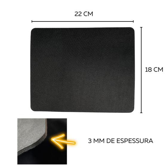 Imagem de Mousepad Profissional Confortável Trabalho Gamer Antiderrapante