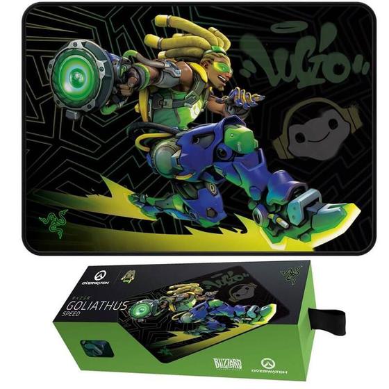 Imagem de Mousepad razer goliathus overwatch lucio edition speed medio (355x254mm)