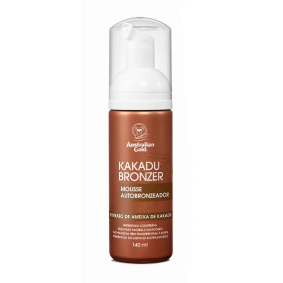 Imagem de Mousse Autobronzeador Kakadu Bronzer Australian Gold 140ml