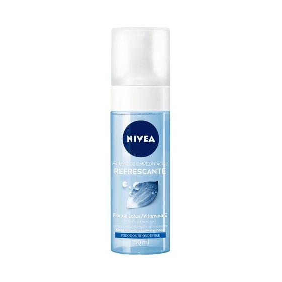 Imagem de Mousse de Limpeza Facial Nivea para Pele Normal e Mista 150ml