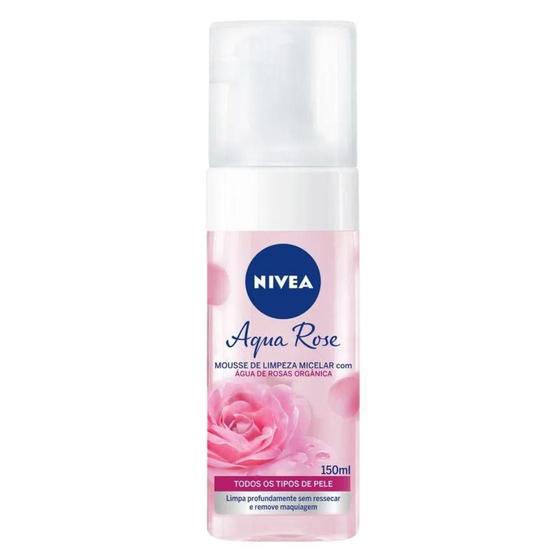 Imagem de Mousse De Limpeza Micelar Facial 150Ml Nivea Aqua Rose