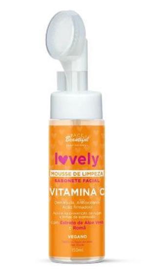 Imagem de Mousse de Limpeza Sabonete Facial Vitamina C Face Beautiful