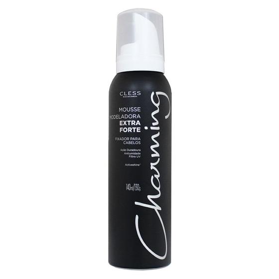 Imagem de Mousse Modeladora Charming Fixação Extra Forte 140ml - Cless
