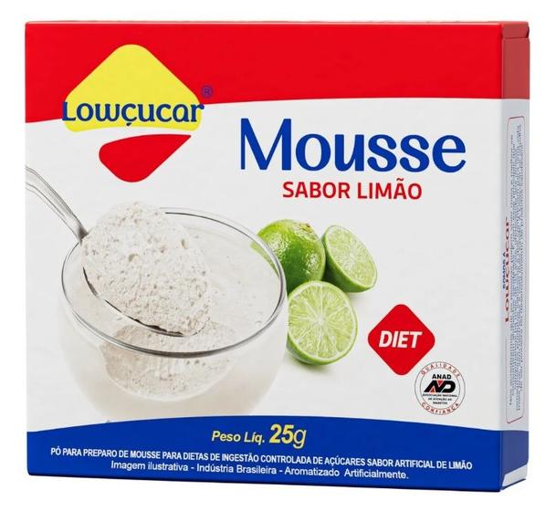 Imagem de Mousse Zero Açúcar Limão Lowçucar 25g