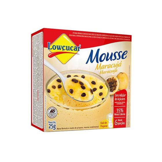 Imagem de Mousse Zero Açúcar Maracujá Lowçucar 25g