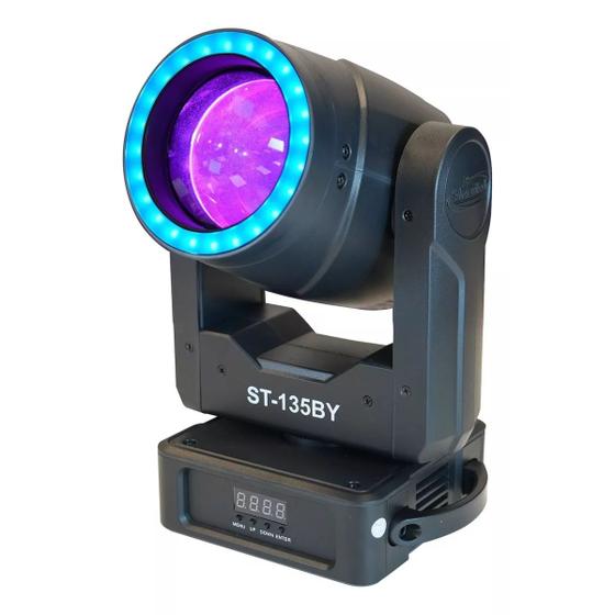 Imagem de Moving Beam Head Light ST-135By 100w Com Borda de Led Dmx Dj