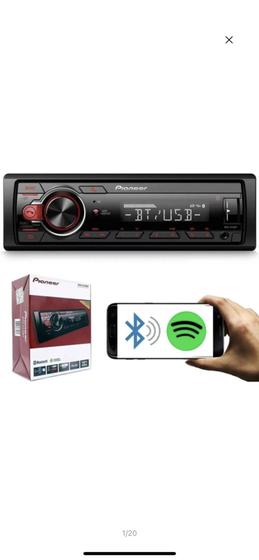 Imagem de MP3 Player Automotivo Pioneer MVH-S218BT 1 Din Bluetooth USB aux rca am fm wma Interface Smartphone