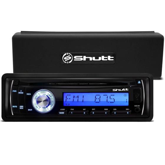 Imagem de MP3 Player Automotivo Shutt Texas 1 Din LCD CD USB SD Card Auxiliar P2 Rádio FM