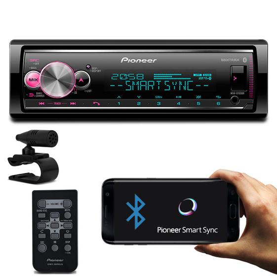 MP3 Player Pioneer MVH-X700BR 1 Din BT Interface Android iOS Spotify ...