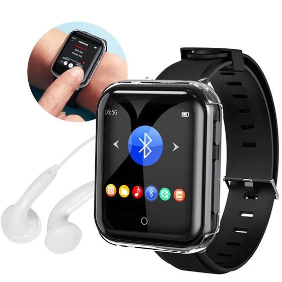 Mp3 Player Ruizu 16gb M8 Bluetooth Relógio Mp4 Fone Pedômetro Corrida Leitor de Música Rádio FM Touch Menor preço em Mp3 Player Ruizu 16gb M8 Bluetooth Relógio Mp4 Fone Pedômetro Corrida Leitor de Música Rádio FM Touch