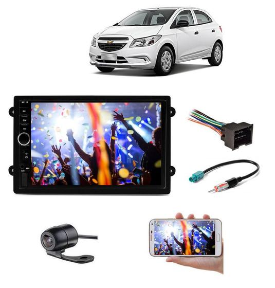 Imagem de Mp5 Central Multimidia Moldura 2 Din Onix Lt Ltz 2018 2019 + Camera
