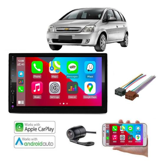 Imagem de Mp5 Multimidia Android Auto Carplay Moldura Meriva Maxx Joy