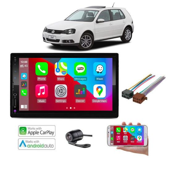 Imagem de Mp5 Multimidia Android Auto e Carplay Golf Mk4 Gti 99 a 2013
