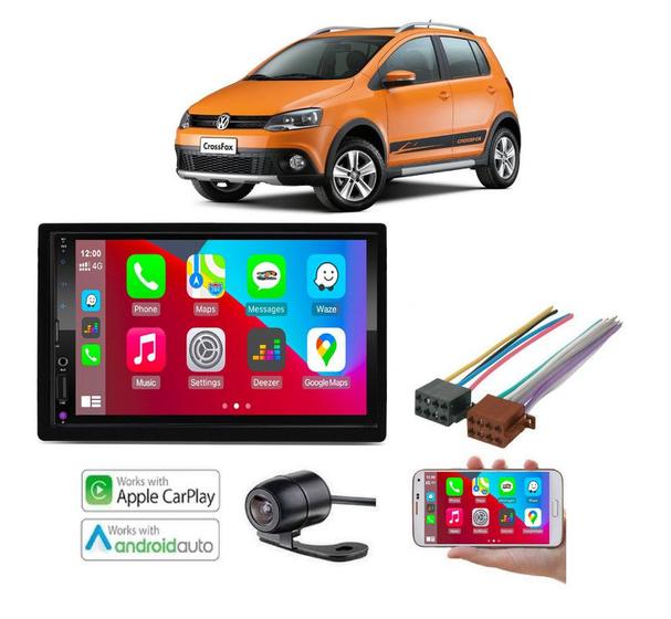 Imagem de Mp5 Multimidia Android Auto e Carplay Vw CrossFox 2012 2013