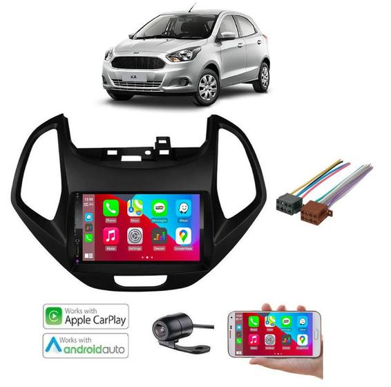 Imagem de Mp5 Multimidia Android Auto e iOS Carplay Ka Hatch 2018 2019