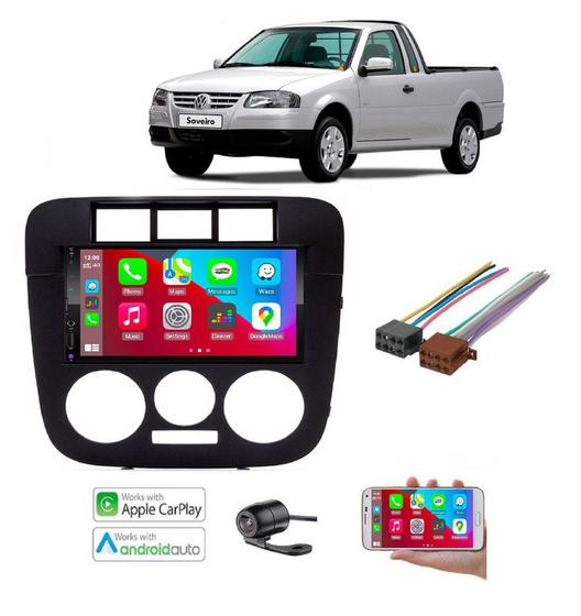 Imagem de Mp5 Multimidia Android Auto e iOS Carplay Saveiro G4 Surf