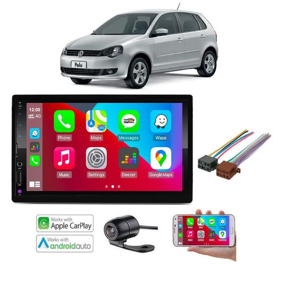 Imagem de Mp5 Multimidia Android Auto iOS Carplay Polo 2003 2004 2005