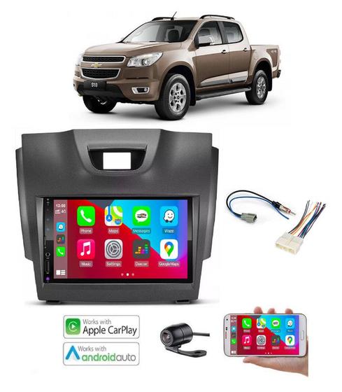 Imagem de Mp5 Multimidia Android Auto iOS Carplay S10 LTZ 2012 a 2016