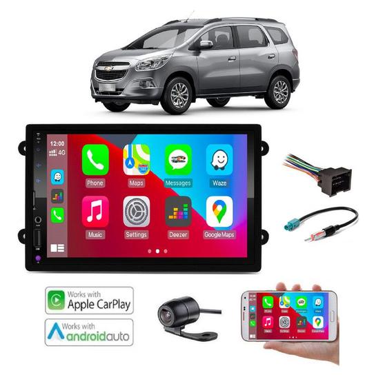 Imagem de Mp5 Multimidia Android Auto iOS Carplay Spin 2012 2013 2014