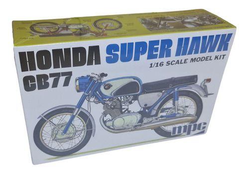 Imagem de Mpc - Motocicleta Honda Super Hawk Cb77 1/16 Lv2 - 898/12