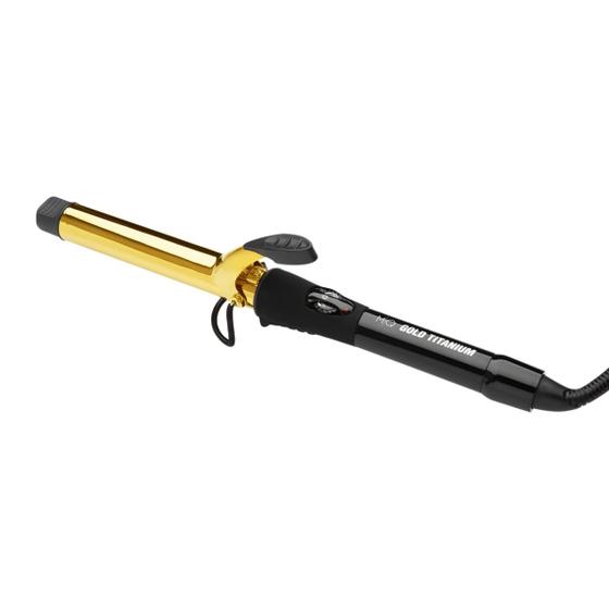 Imagem de MQ Professional Curling Gold Titanium com Pinça 25mm - Modelador de Cachos