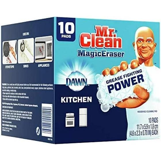 Imagem de Mr. Clean Magic Eraser Esponja Limpeza Da Cozinha Pack 10