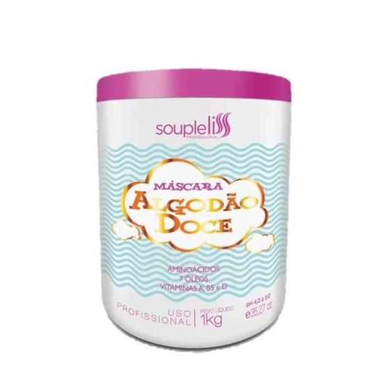 Imagem de Mscara Algodo Doce Souple Liss Efeito Nuvem 1Kg