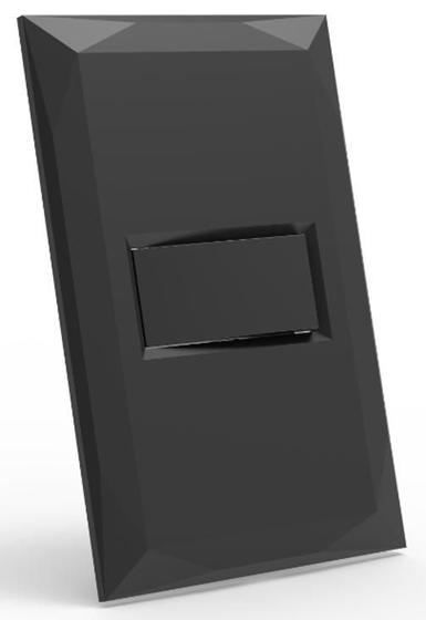 Imagem de Mt - Cj Interruptor Simples Horizontal Montado 4X2 Enerbras