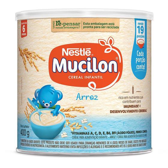 Imagem de Mucilon Arroz Cereal Infantil Lata 400g