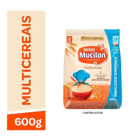 Imagem de Mucilon Multicereais Cereal Infantil Sachê 600g