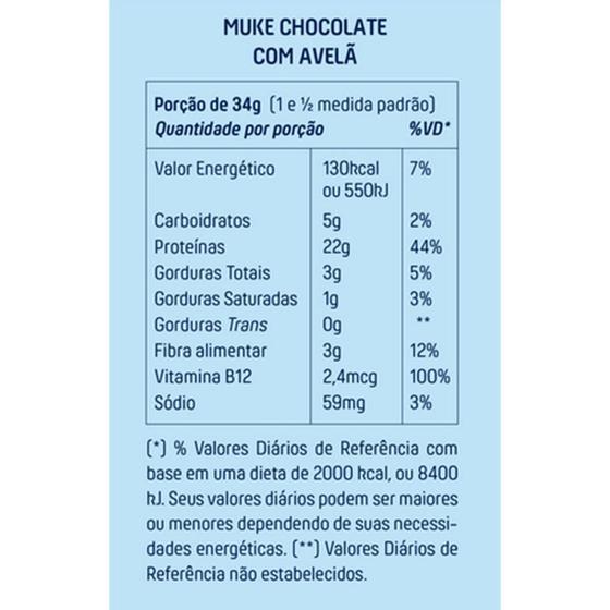 Imagem de Muke Proteina Vegetal Chocolate Com Avelã 900G Mais Mu
