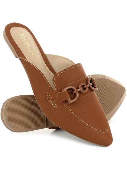 Mule Corrente Feminino Macerata Bico Fino Menor preço em Mule Corrente Feminino Macerata Bico Fino