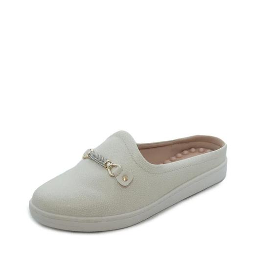 Imagem de Mule Feminino Modare Salto Baixo Ortopédico Casual Slip On 