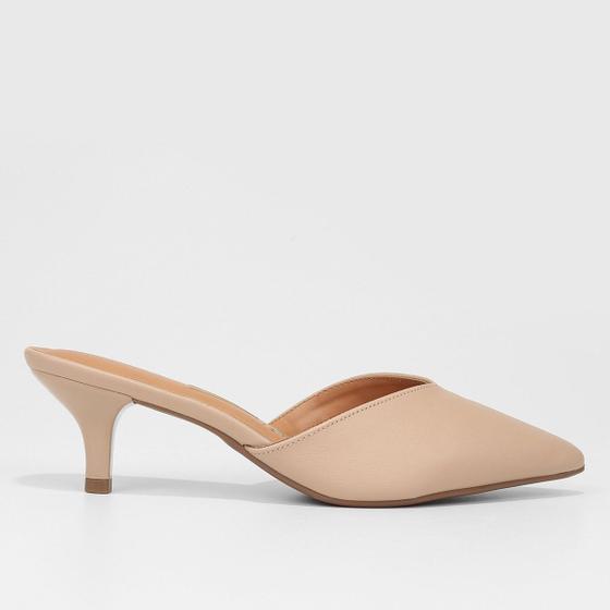 Mule Vizzano Bico Fino Feminino Menor preço em Mule Vizzano Bico Fino Feminino
