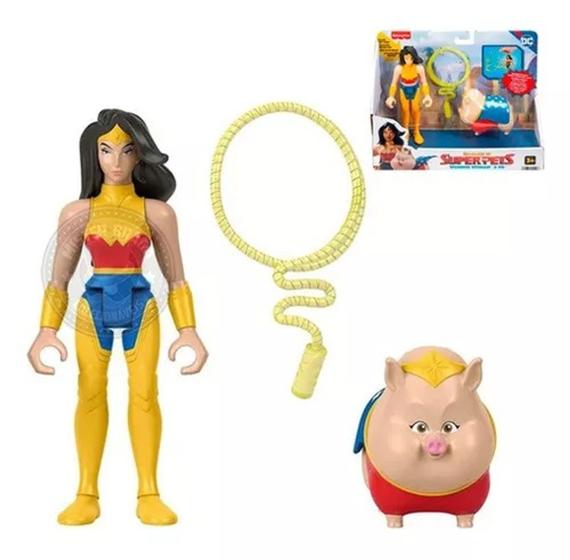 Imagem de Mulher Maravilha Liga Dos Superpets Dc Fisher-price - Mattel